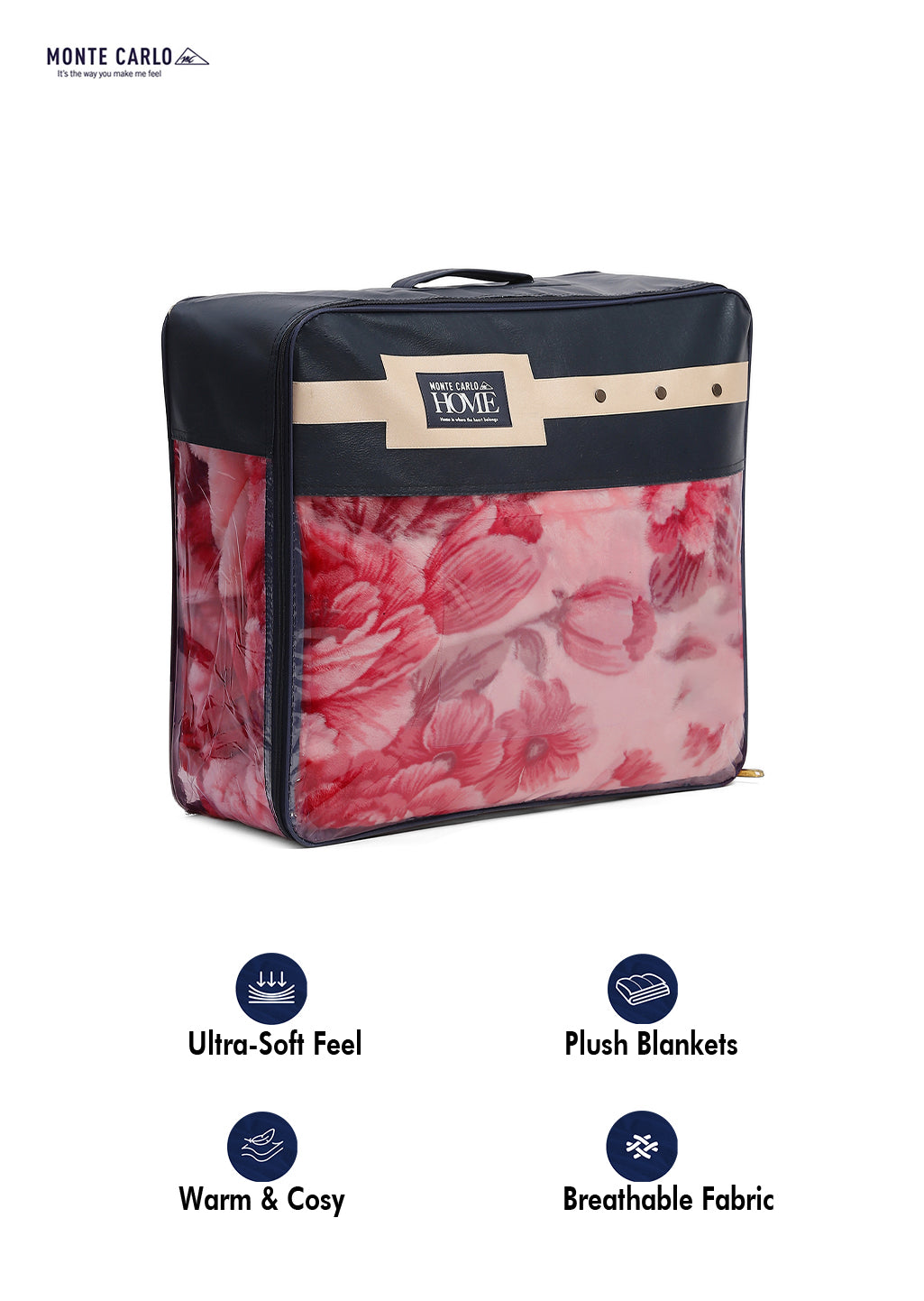 Printed Double Bed 757 GSM Blanket Alexander 2 Ply (Weight 4 kg)