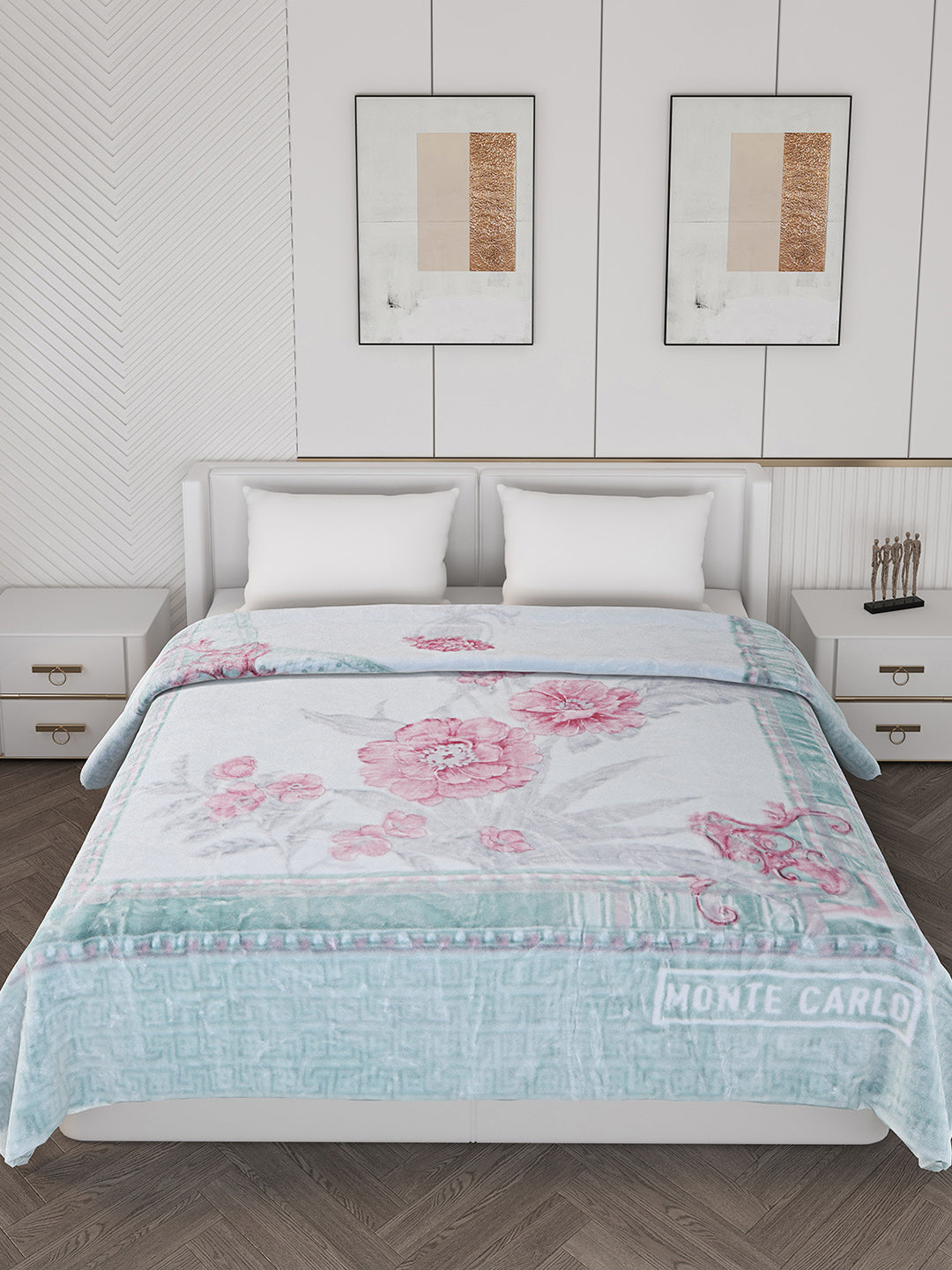 Printed Double Bed 757 GSM Blanket Alexander 2 Ply (Weight 4 kg)
