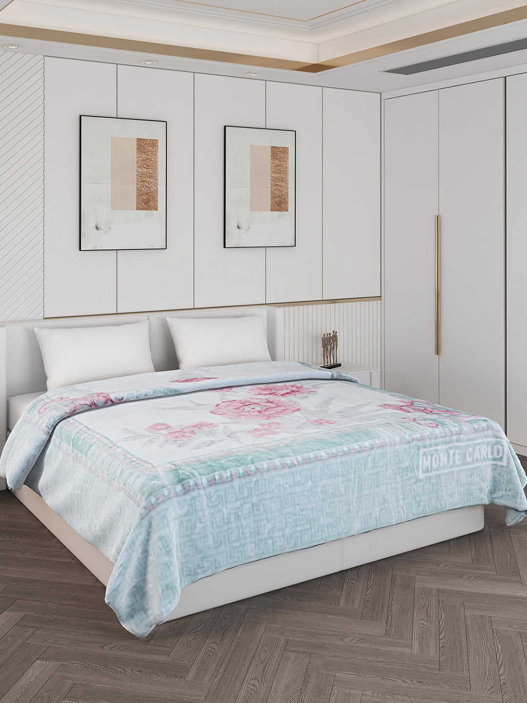 Printed Double Bed 757 GSM Blanket Alexander 2 Ply (Weight 4 kg)