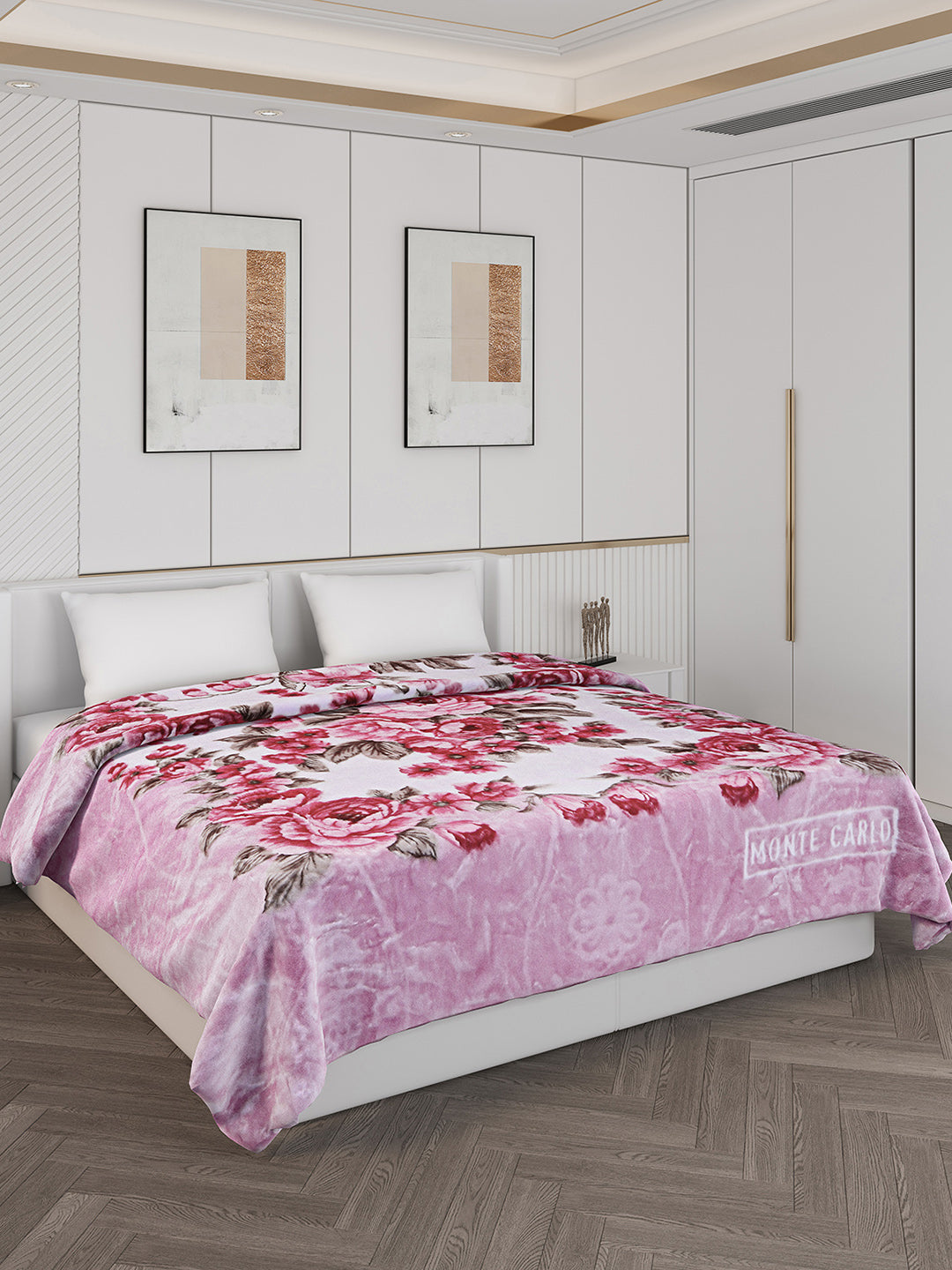 Printed Double Bed 757 GSM Blanket Alexander 2 Ply (Weight 4 kg)