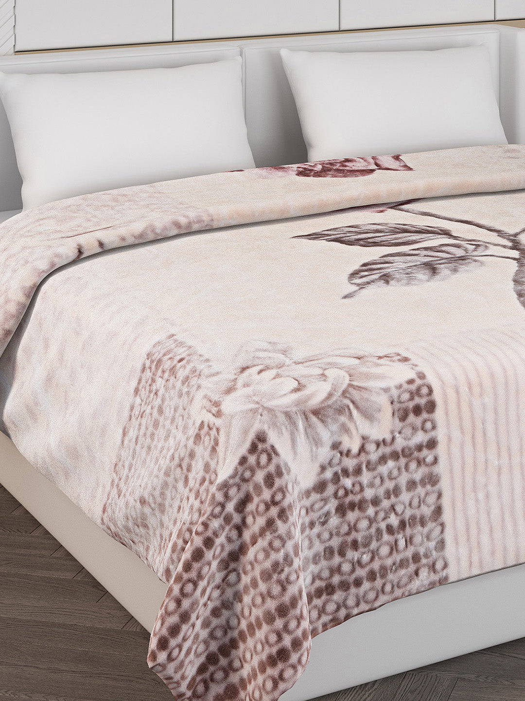 Printed Double Bed 757 GSM Blanket Alexander 2 Ply (Weight 4 kg)