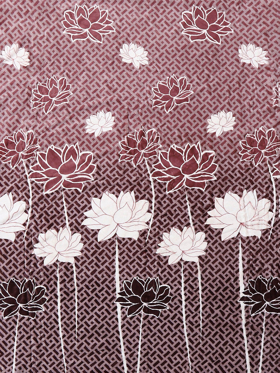 Printed Double Bed Blanket for Heavy Winter -2 Ply