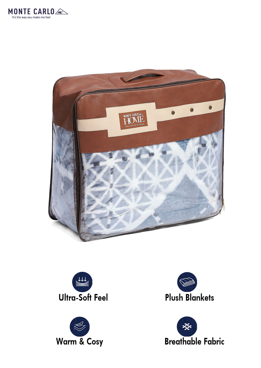 Printed Double Bed 800 GSM Blanket Bolt 1 Ply (Weight 4.3 kg)