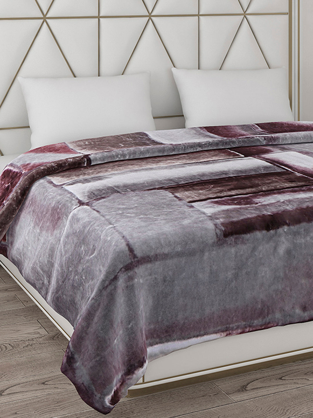 Printed Double Bed 800 GSM Blanket Bolt 1 Ply (Weight 4.3 kg)