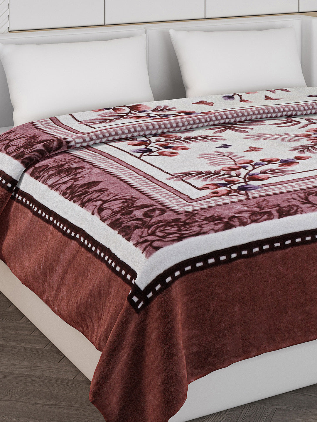 Printed Double Bed 928 GSM Blanket Embassy 1 Ply (Weight 4.9 kg)
