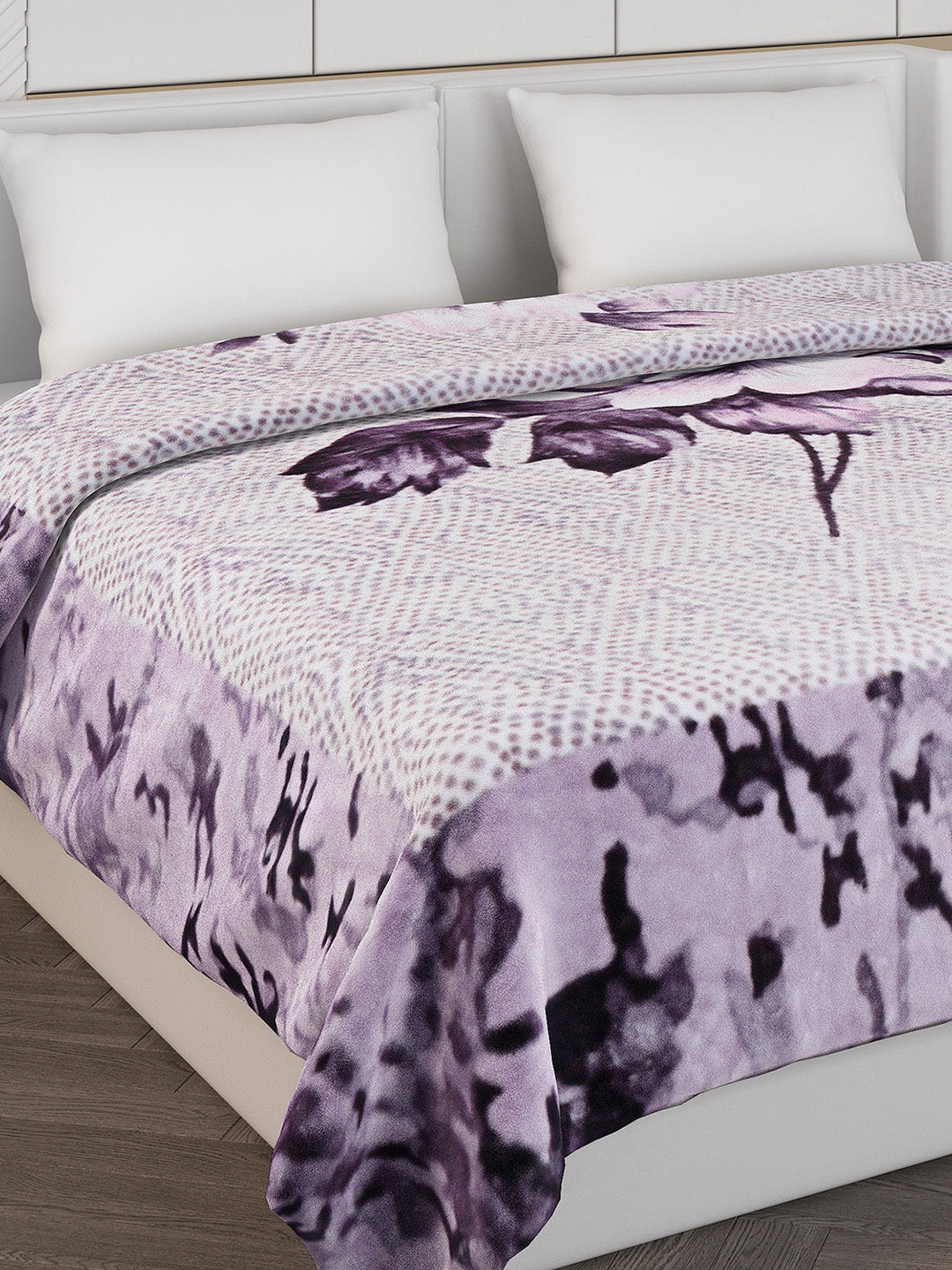 Printed Double Bed 900 GSM Blanket for Heavy Winter -1 Ply (Weight 4.9 kg)