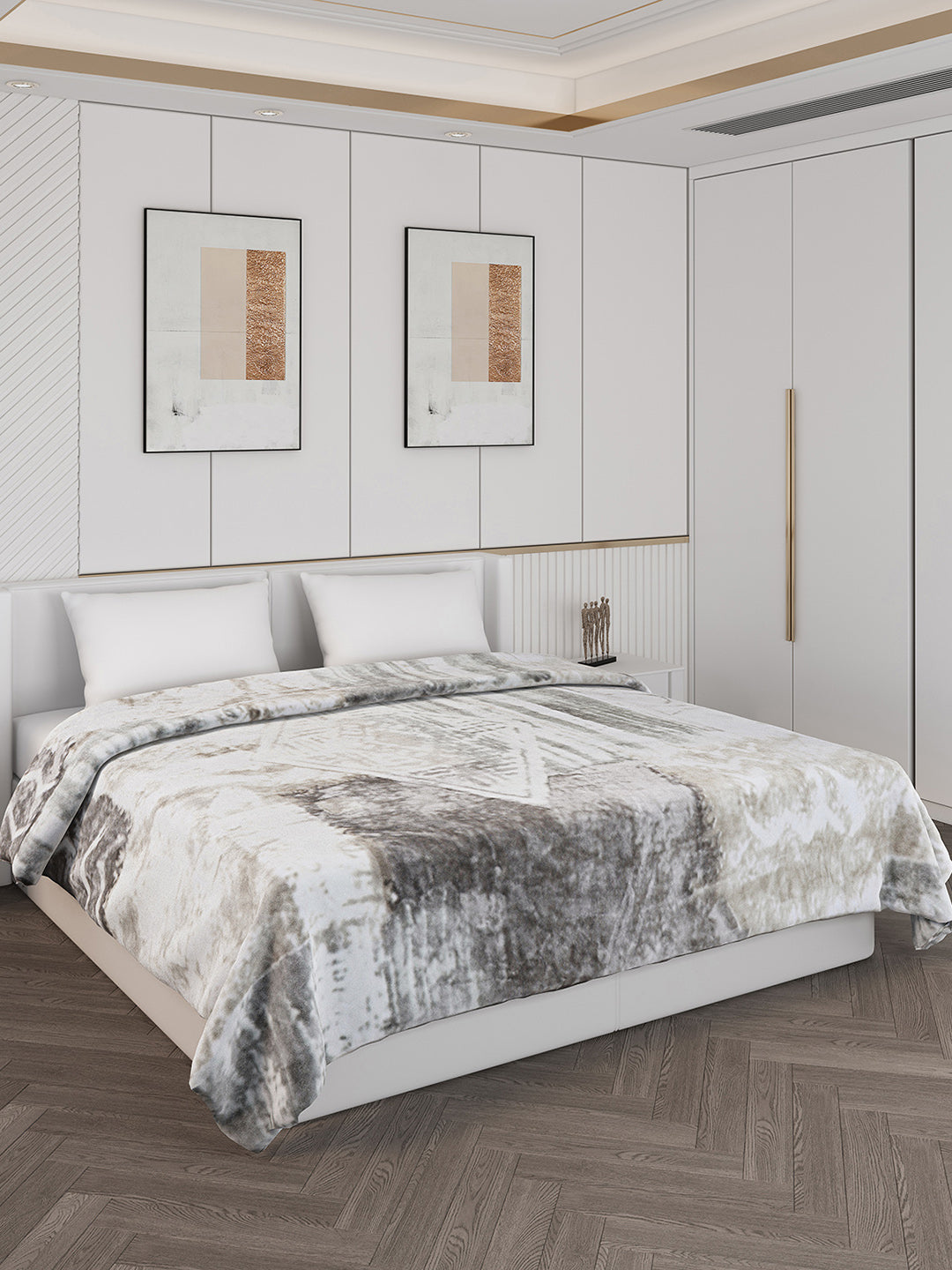 Printed Double Bed 928 GSM Blanket Embassy 1 Ply (Weight 4.9 kg)