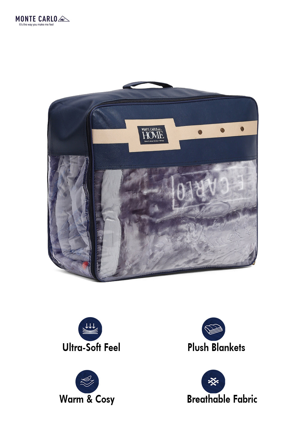 Printed Double Bed 890 GSM Blanket Emperor 2 Ply (Weight 4.7 kg)