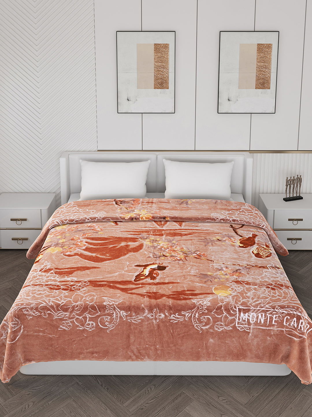 Printed Double Bed 850 GSM Blanket for Heavy Winter -2 Ply (Weight 4.7 kg)