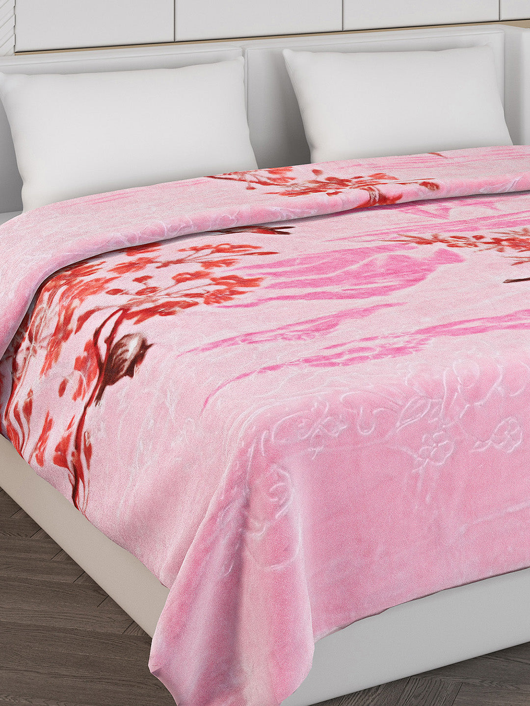 Printed Double Bed 890 GSM Blanket Emperor 2 Ply (Weight 4.7 kg)