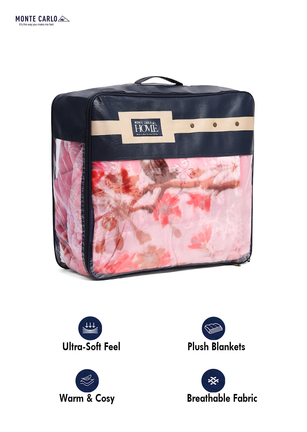 Printed Double Bed 890 GSM Blanket Emperor 2 Ply (Weight 4.7 kg)