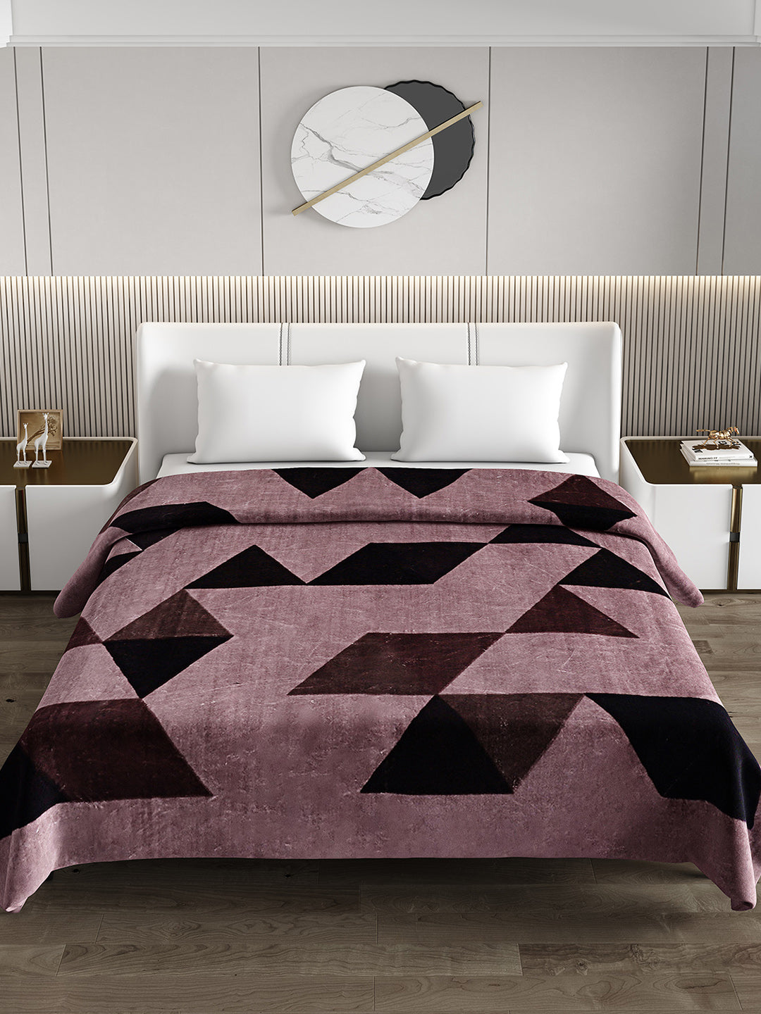Printed Double Bed 1174 GSM Blanket Firdous 2 Ply (Weight 6.2 kg)