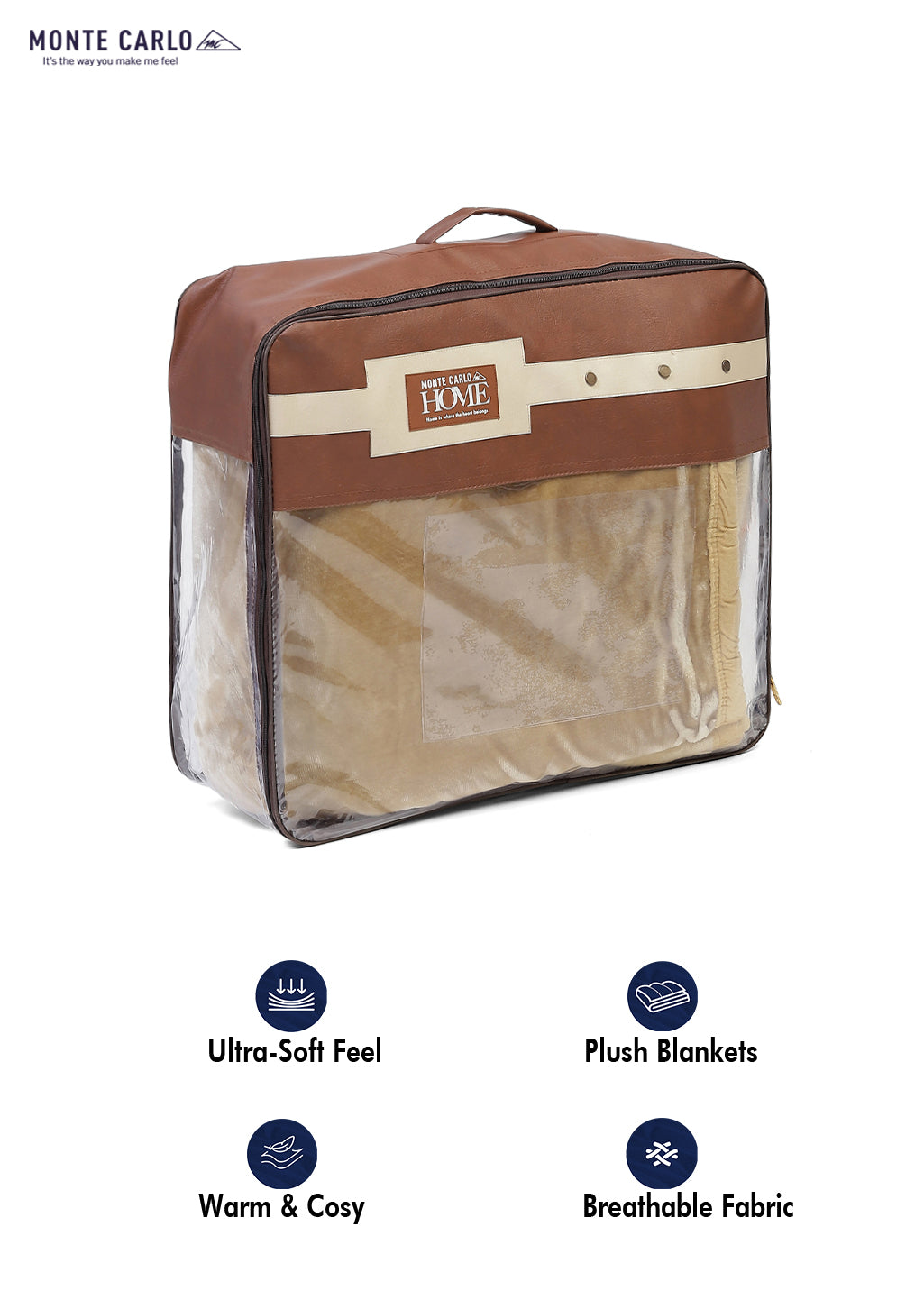 Printed Double Bed 1174 GSM Blanket Firdous 2 Ply (Weight 6.2 kg)