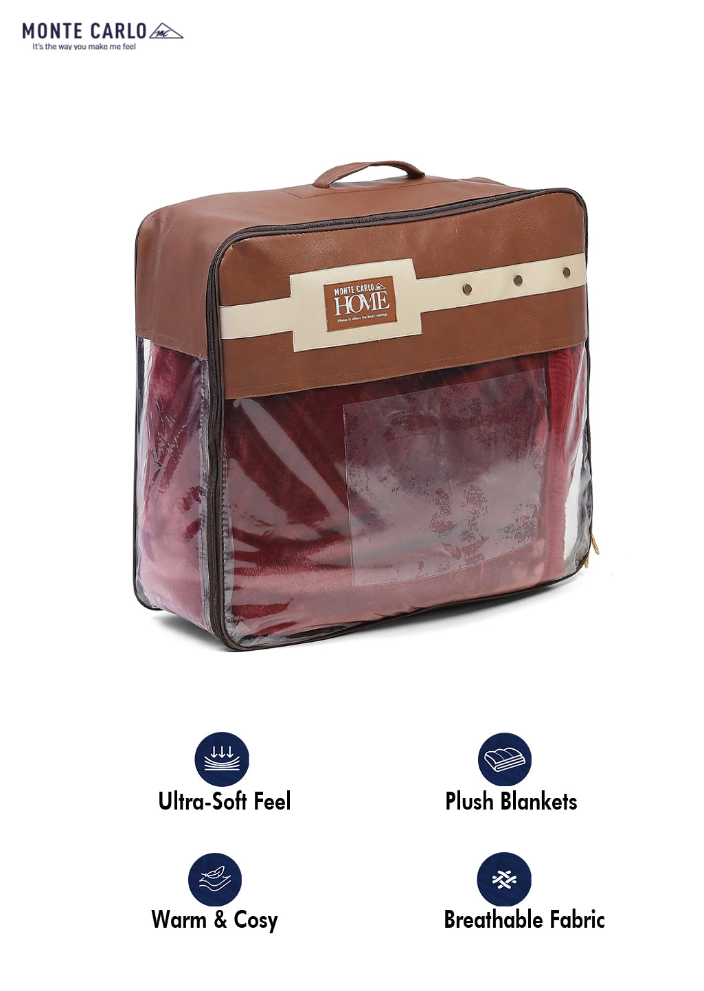 Printed Double Bed 1174 GSM Blanket Firdous 2 Ply (Weight 6.2 kg)