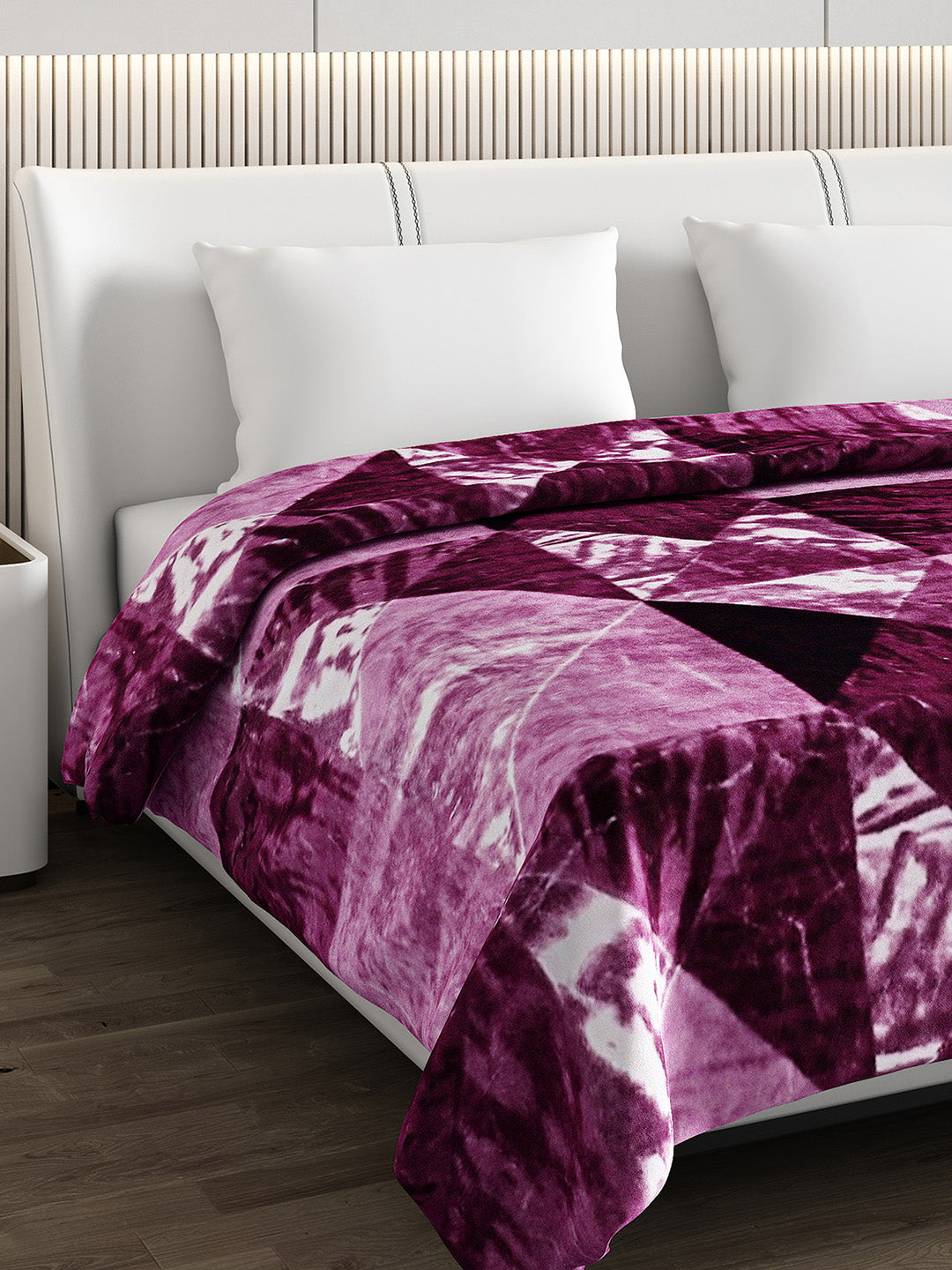 Printed Double Bed 1174 GSM Blanket Firdous 2 Ply (Weight 6.2 kg)