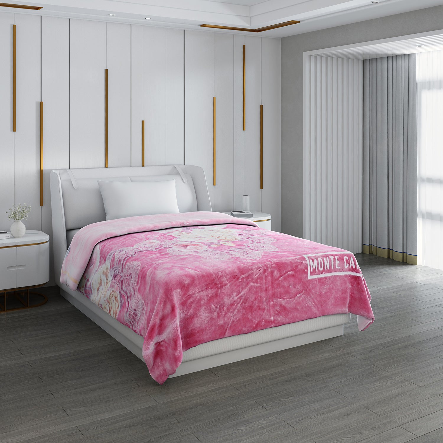 Printed Single Bed 852 GSM Blanket Galaxy 2 Ply (Weight 3 kg)