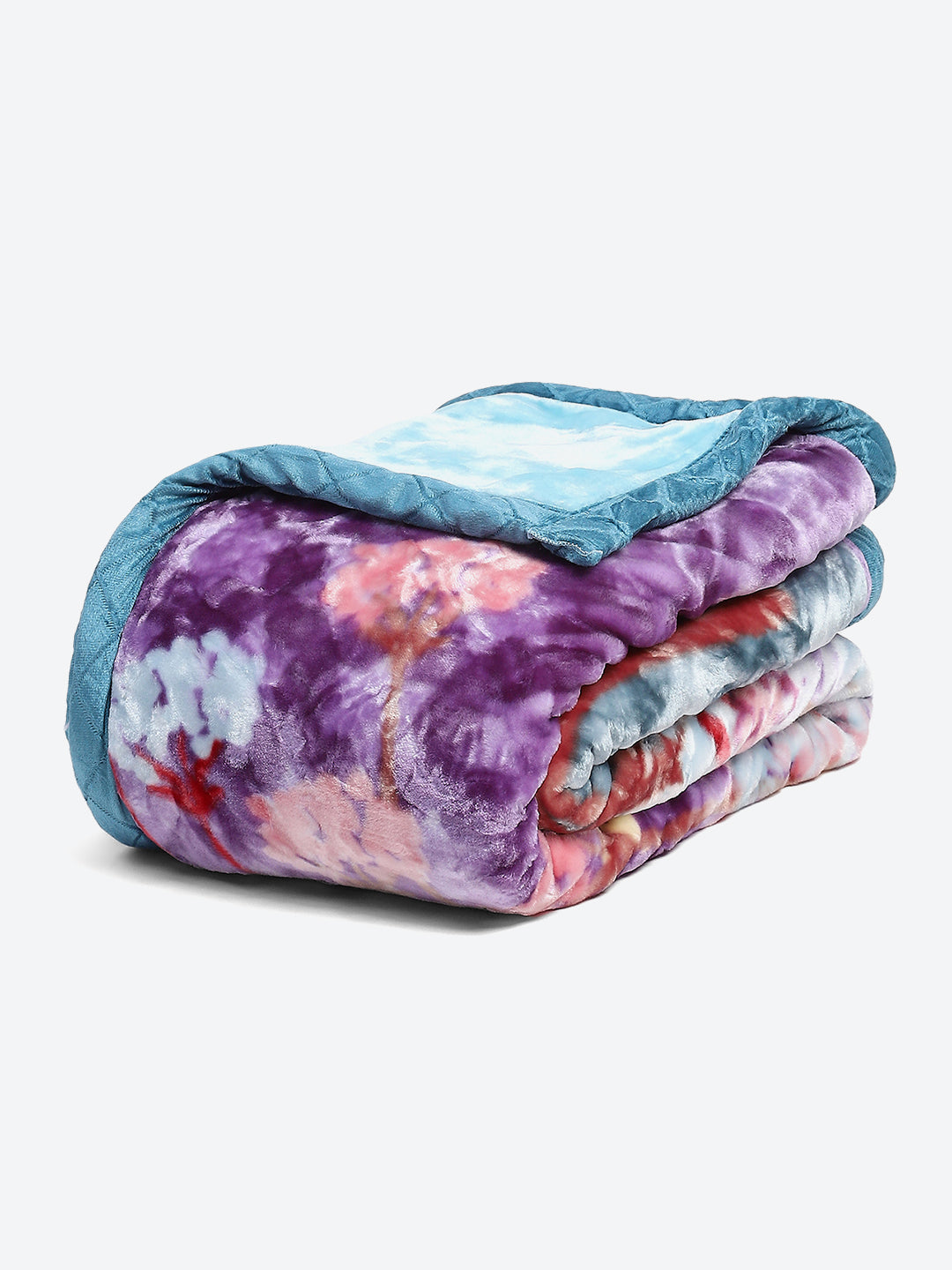 Printed Single Bed 852 GSM Blanket Galaxy 2 Ply (Weight 3 kg)