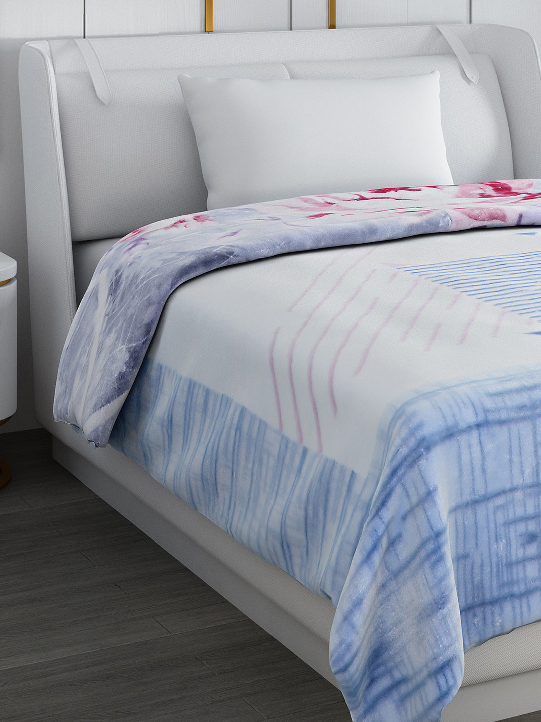 Printed Single Bed 852 GSM Blanket Galaxy 2 Ply (Weight 3 kg)