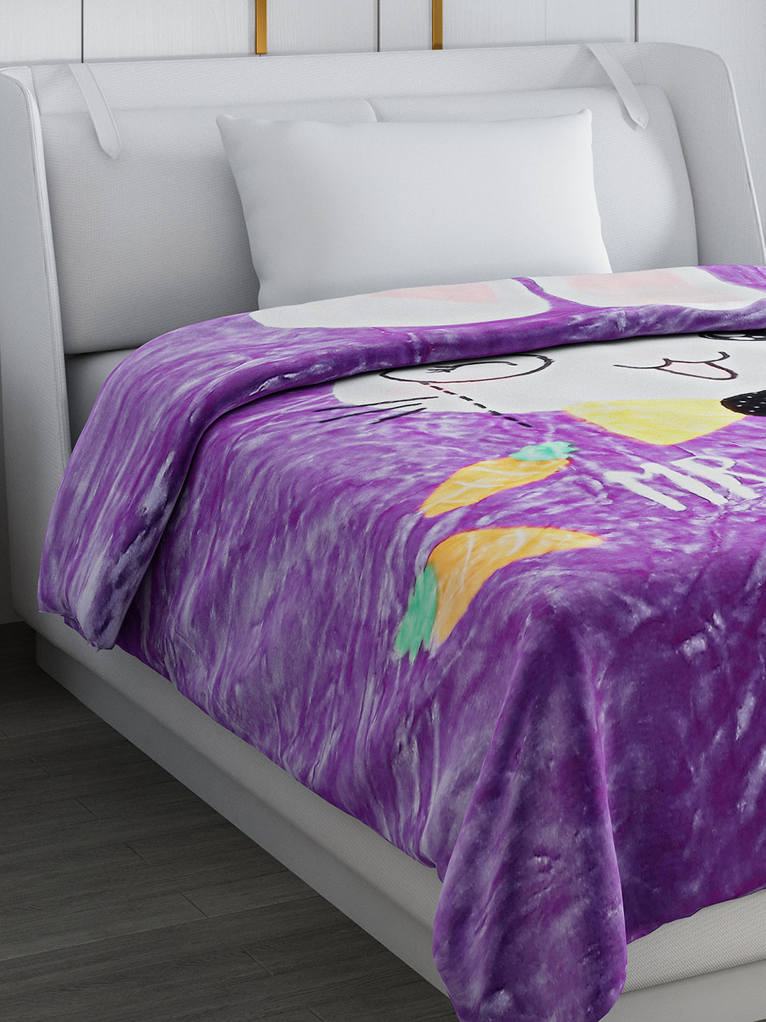 Printed Single Bed Blanket for Mild Winter -2 Ply