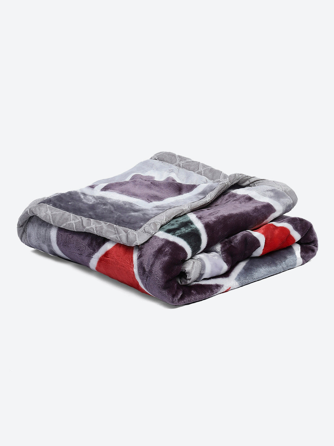 Printed Single Bed Reversible Blanket 2 Ply, 568 GSM, 2 kg (Glamour)