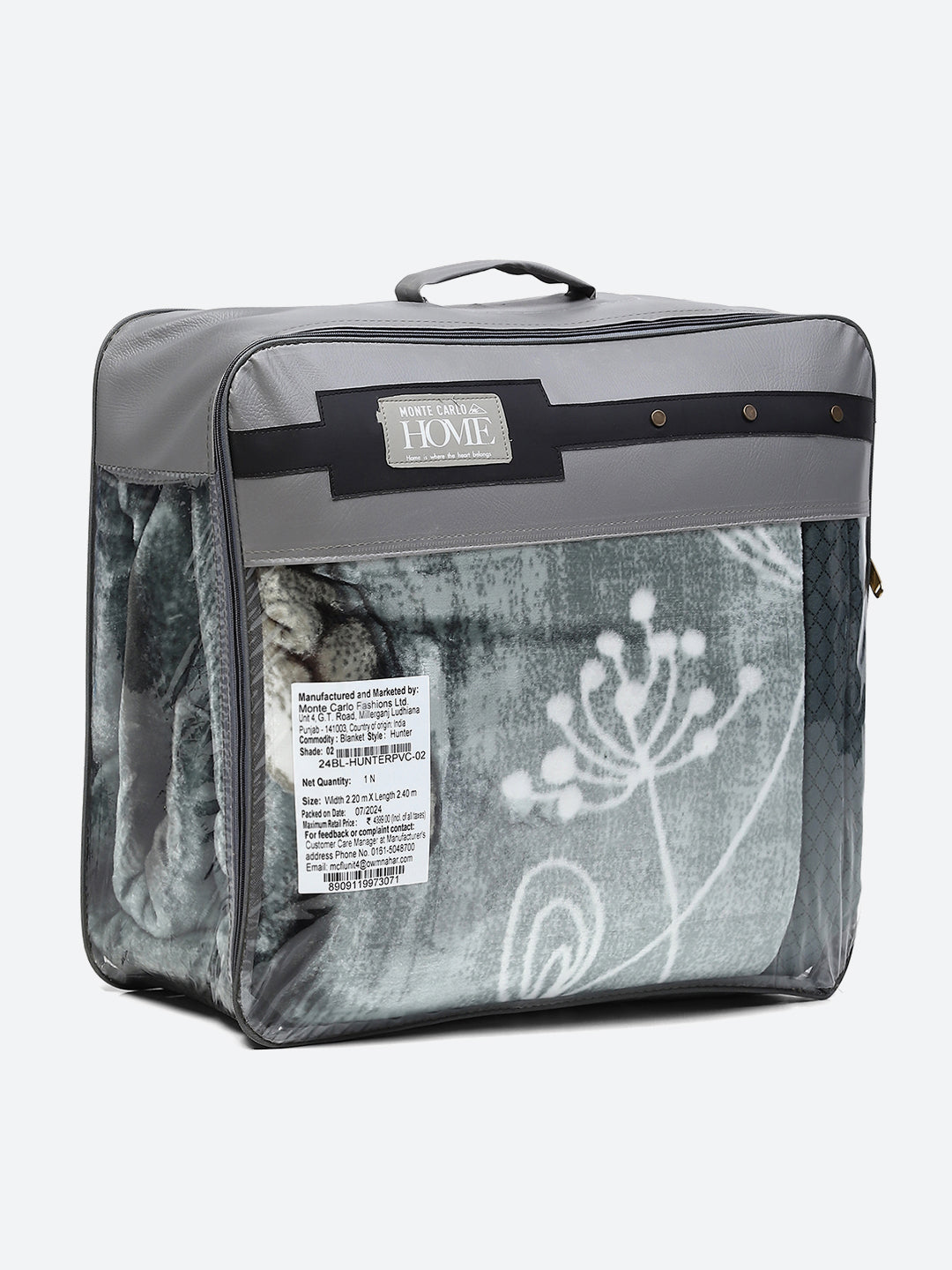 Printed Double Bed 947 GSM Blanket Hunter 2 Ply (Weight 5 kg)