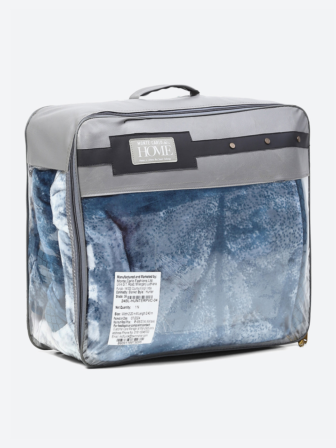 Floral Print Double Bed 947 GSM Blanket for Heavy Winter -2 Ply (Weight 5 kg)