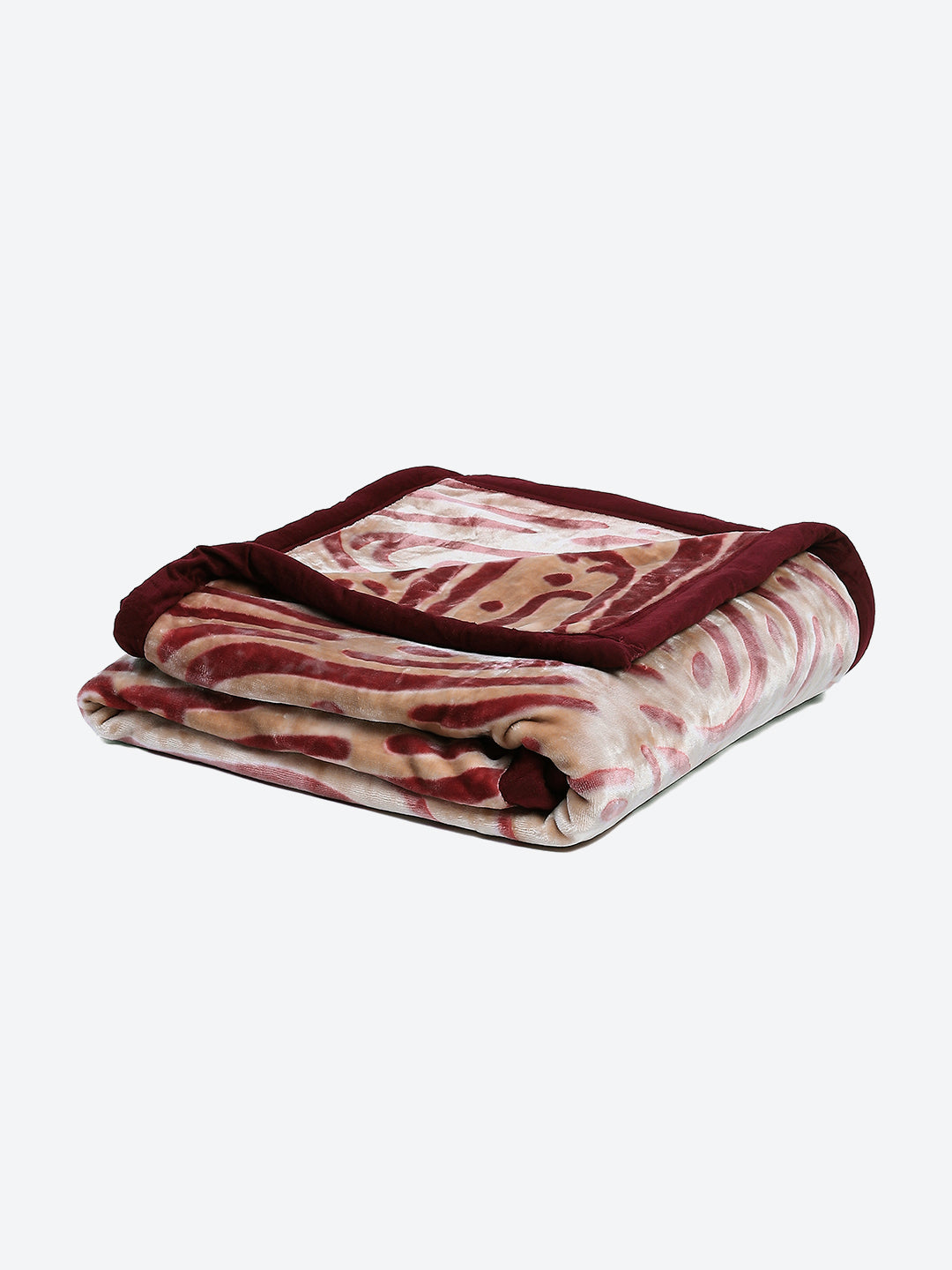 Printed Single Bed 710 GSM Blanket Ignis 2 Ply (Weight 2.5 kg)
