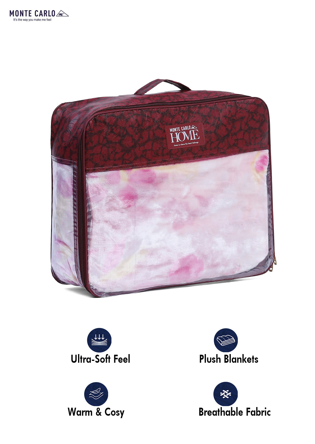 Printed Single Bed 710 GSM Blanket Ignis 2 Ply (Weight 2.5 kg)