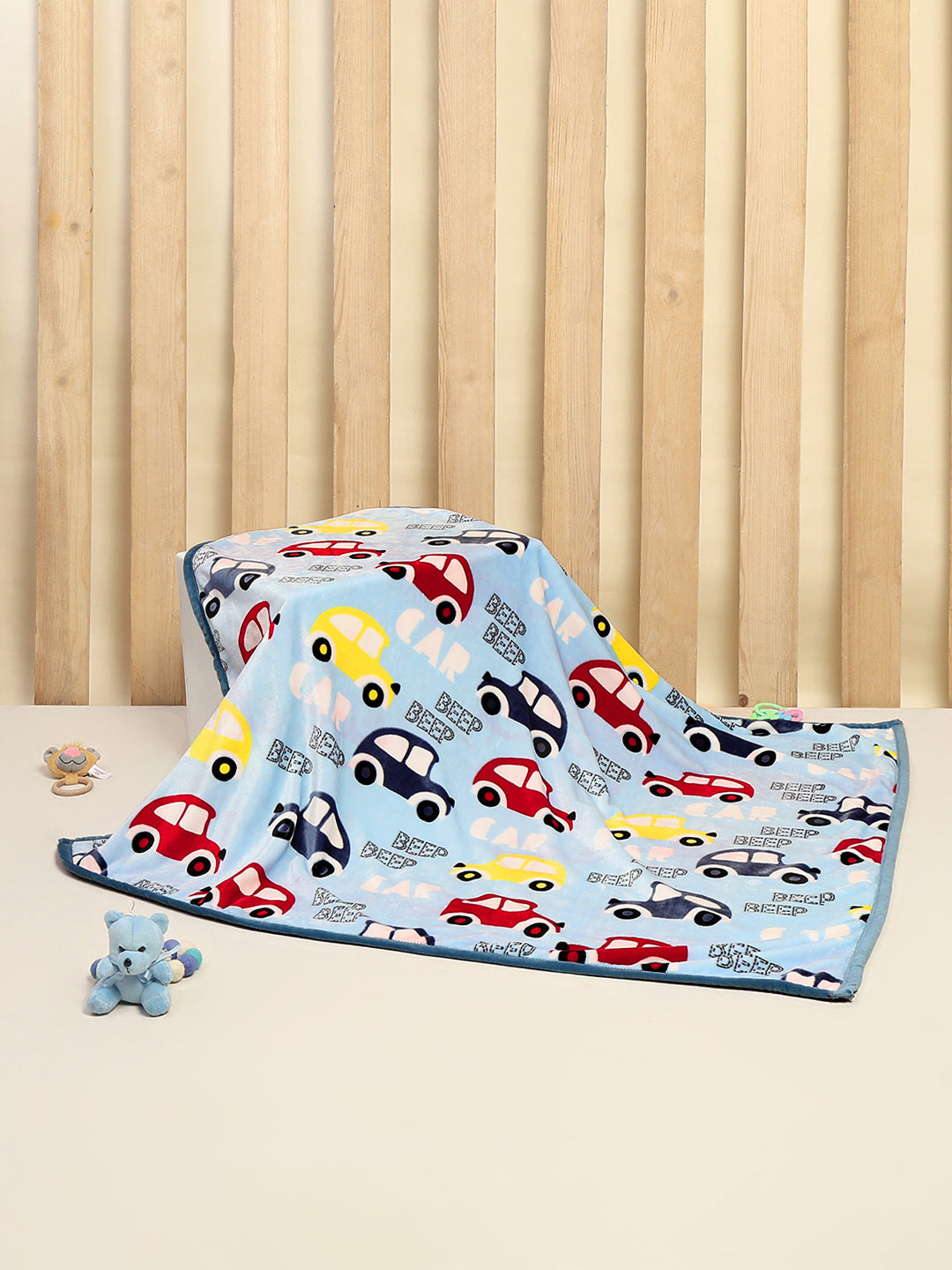 Printed Baby Blanket For Winter 1 Ply, 600 GSM, Weight 1.5 kg (Jackjill)