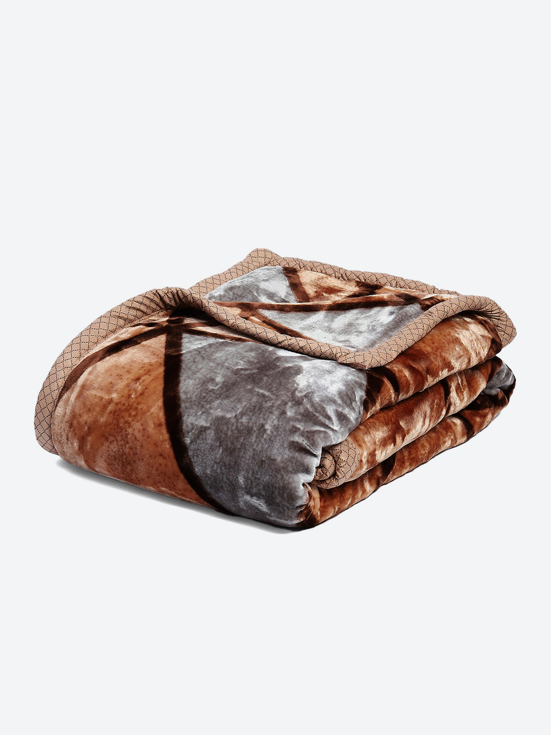 Printed Double Bed Reversible Blanket 2 Ply, 871 GSM, 4.6 kg (Moonvalley)