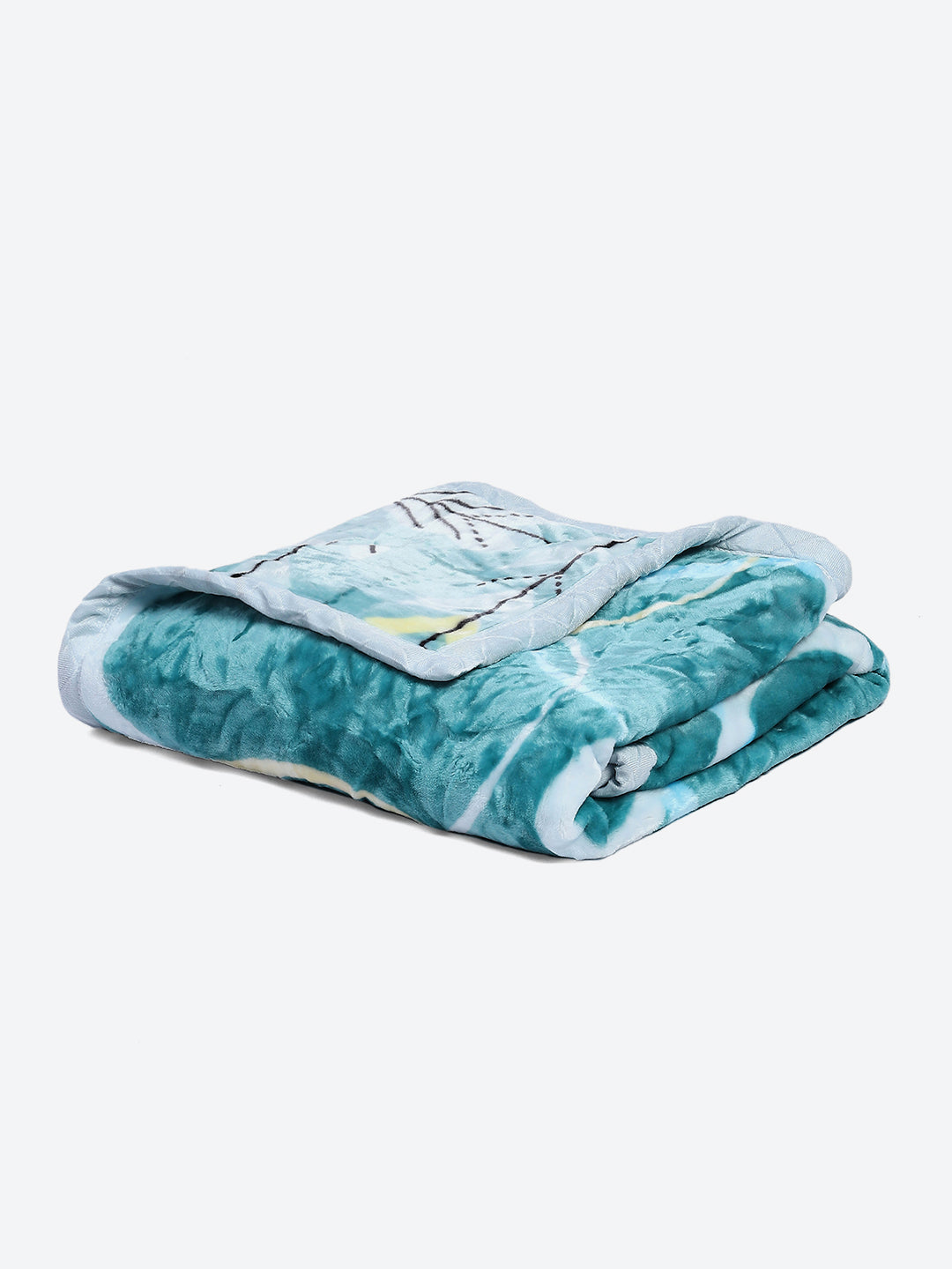 Printed Single Bed Reversible Blanket 2 Ply, 511 GSM, 1.8 kg (New Diamond)