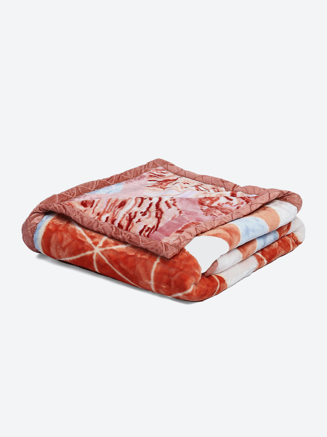 Printed Single Bed Reversible Blanket 2 Ply, 511 GSM, 1.8 kg (New Diamond)