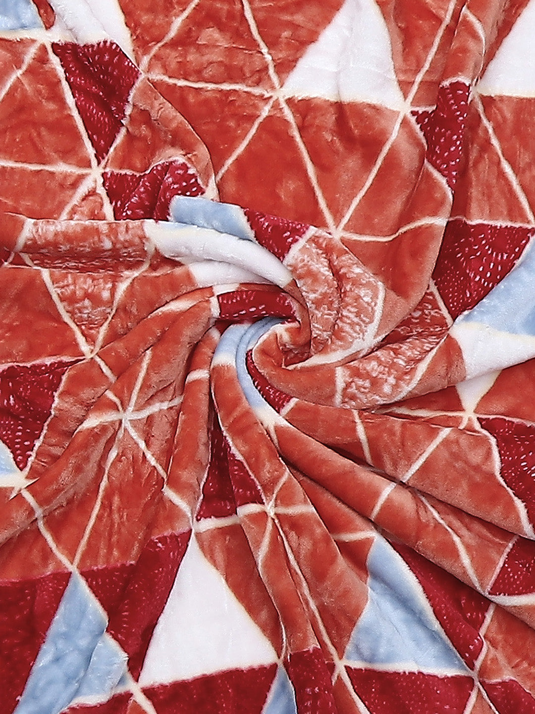 Printed Single Bed Reversible Blanket 2 Ply, 511 GSM, 1.8 kg (New Diamond)