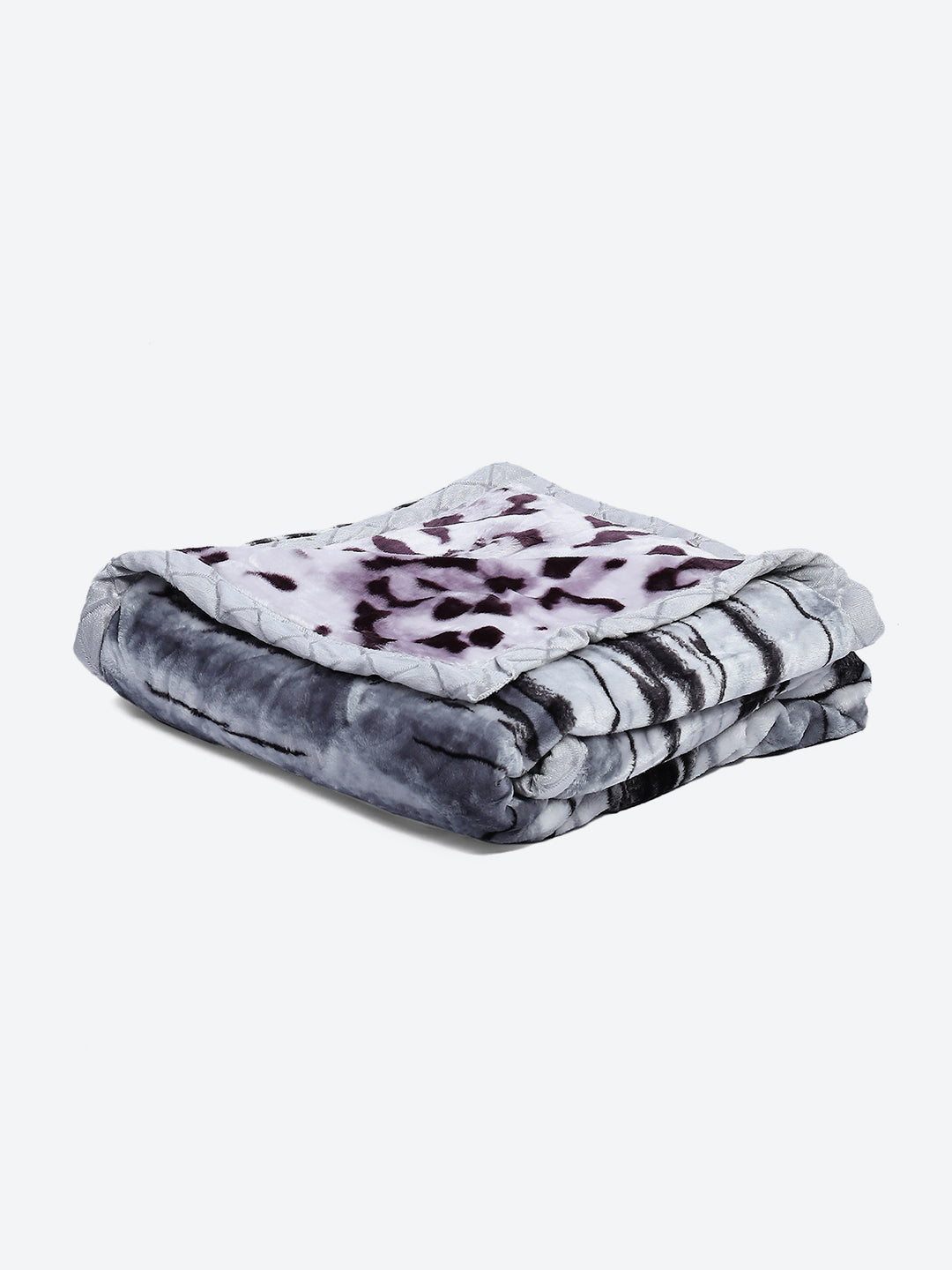 Printed Single Bed Reversible Blanket 2 Ply, 511 GSM, 1.8 kg (New Diamond)