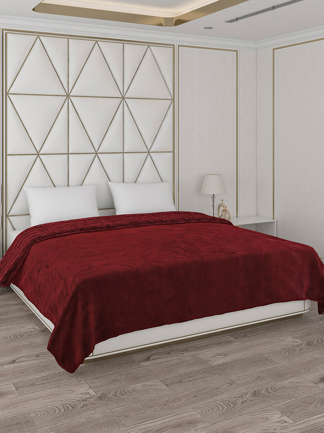 Self Design Double Bed 850 GSM Blanket Orion 2 Ply (Weight 4.5 kg)