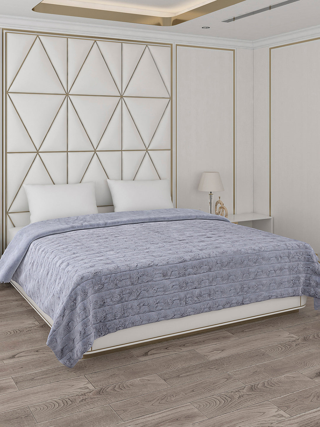 Self Design Double Bed 850 GSM Blanket Orion 2 Ply (Weight 4.5 kg)