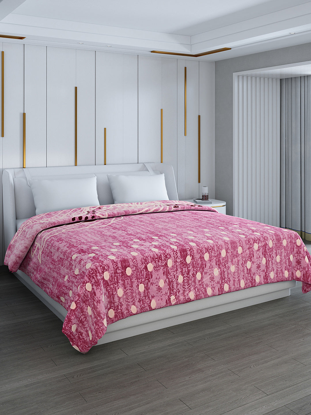 Printed Double Bed 994 GSM Blanket Parker 2 Ply (Weight 5.25 kg)