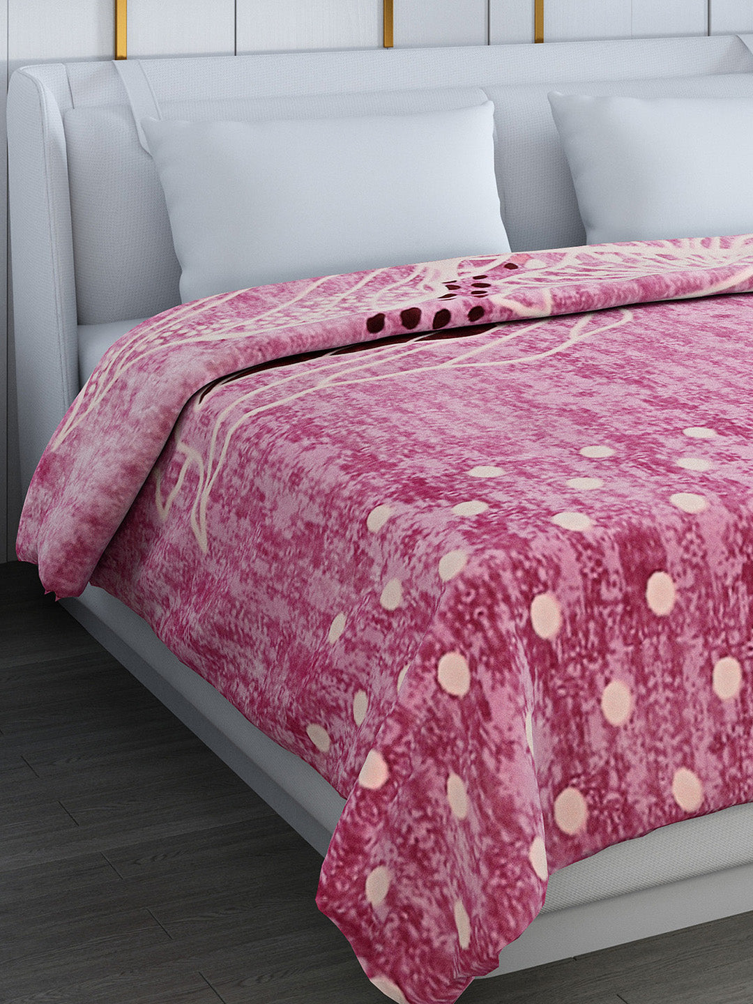 Printed Double Bed 994 GSM Blanket Parker 2 Ply (Weight 5.25 kg)