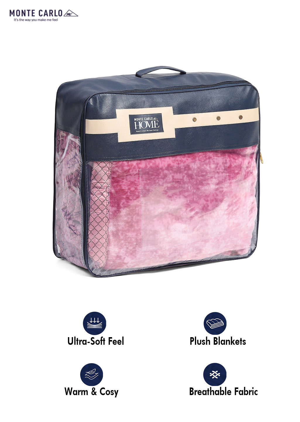 Printed Double Bed 994 GSM Blanket Parker 2 Ply (Weight 5.25 kg)
