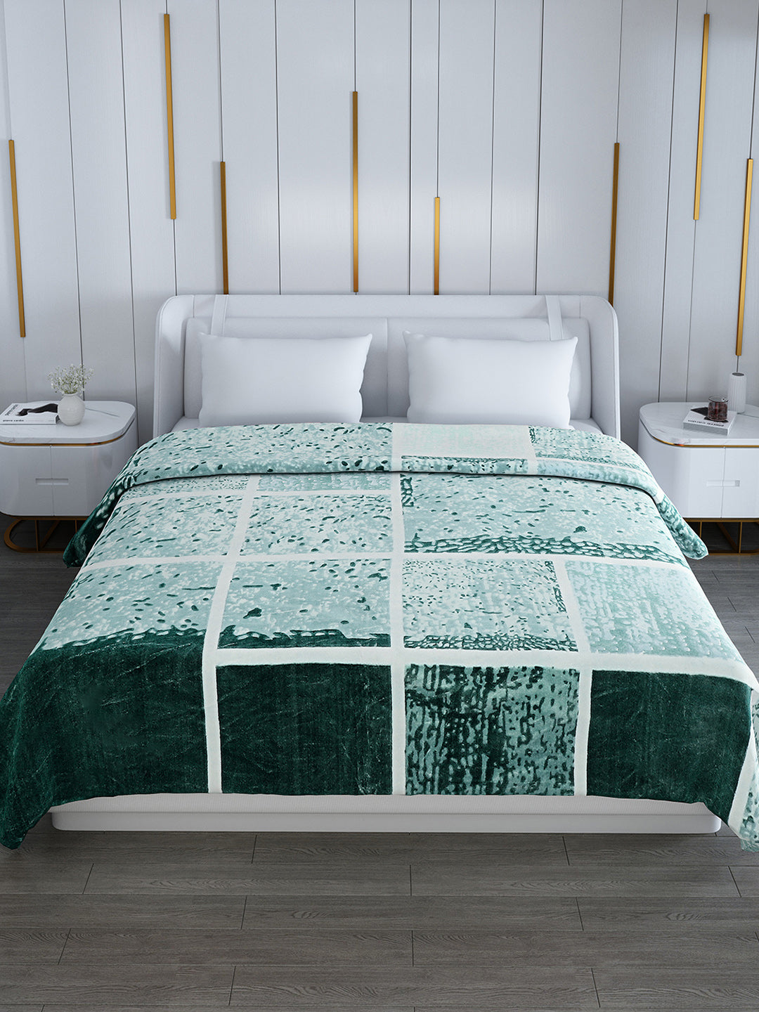 Printed Double Bed 994 GSM Blanket Parker 2 Ply (Weight 5.25 kg)