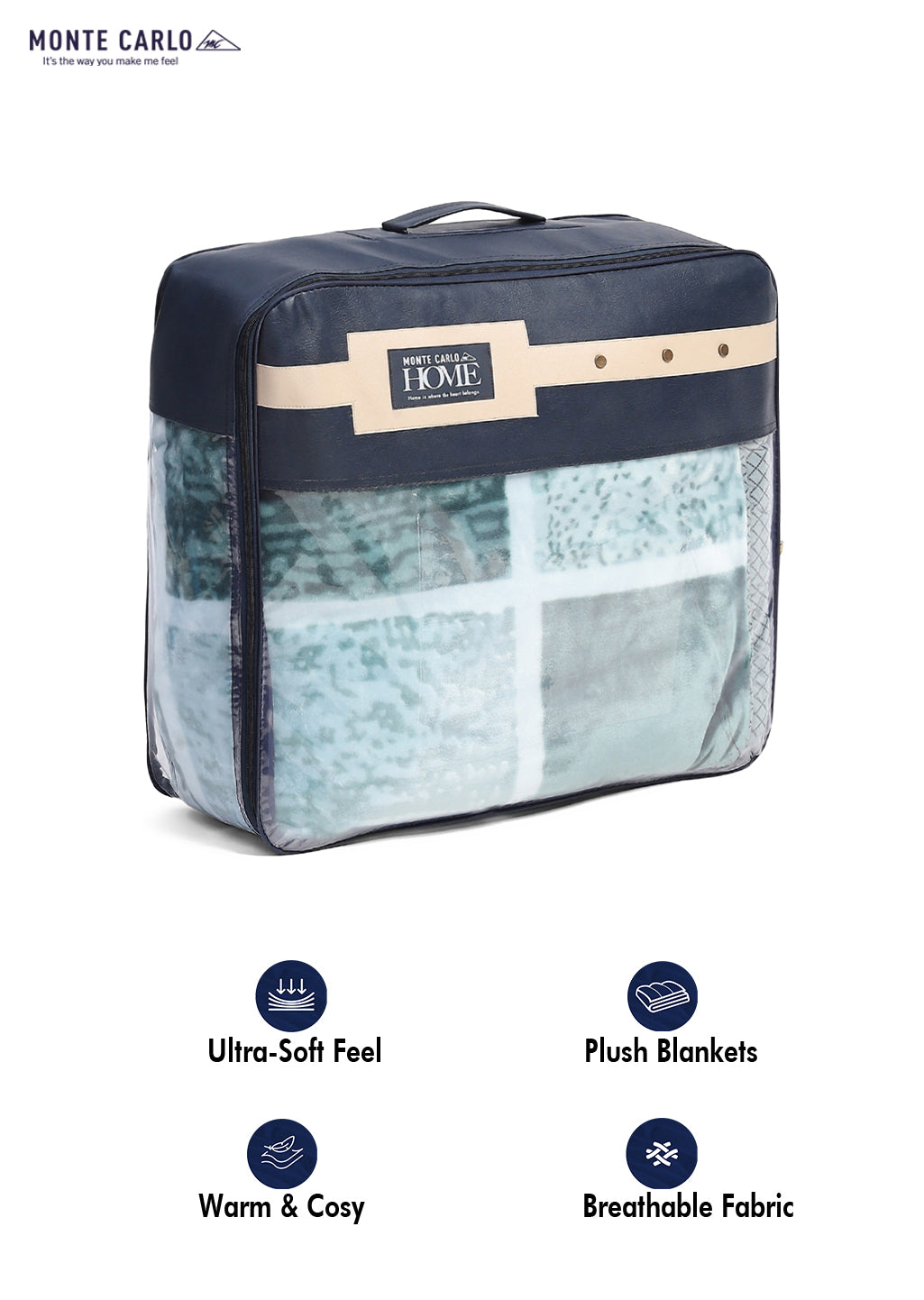 Printed Double Bed 994 GSM Blanket Parker 2 Ply (Weight 5.25 kg)