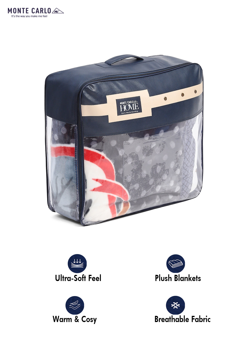 Printed Double Bed 994 GSM Blanket Parker 2 Ply (Weight 5.25 kg)