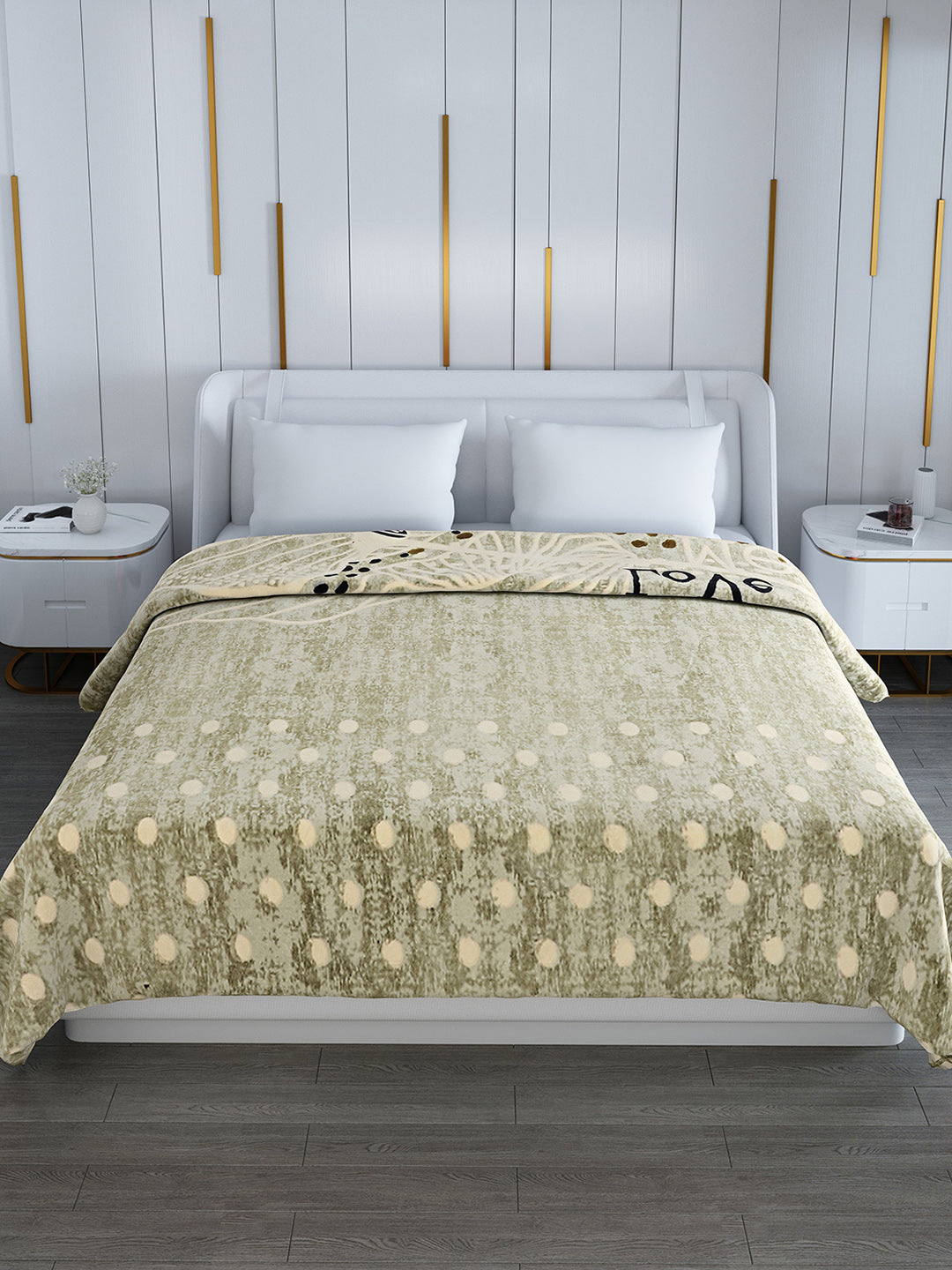 Printed Double Bed 994 GSM Blanket Parker 2 Ply (Weight 5.25 kg)