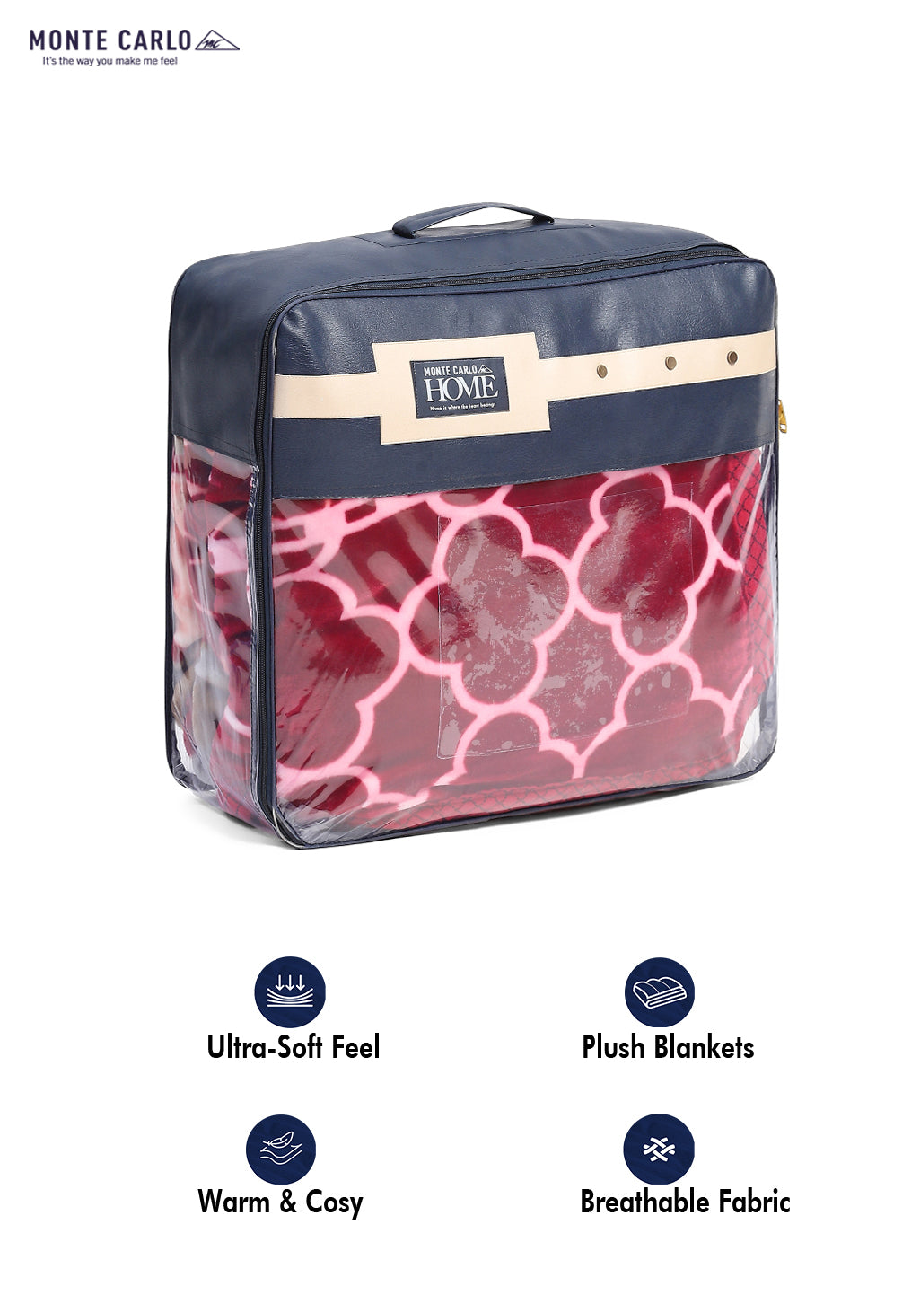 Printed Double Bed 994 GSM Blanket Parker 2 Ply (Weight 5.25 kg)