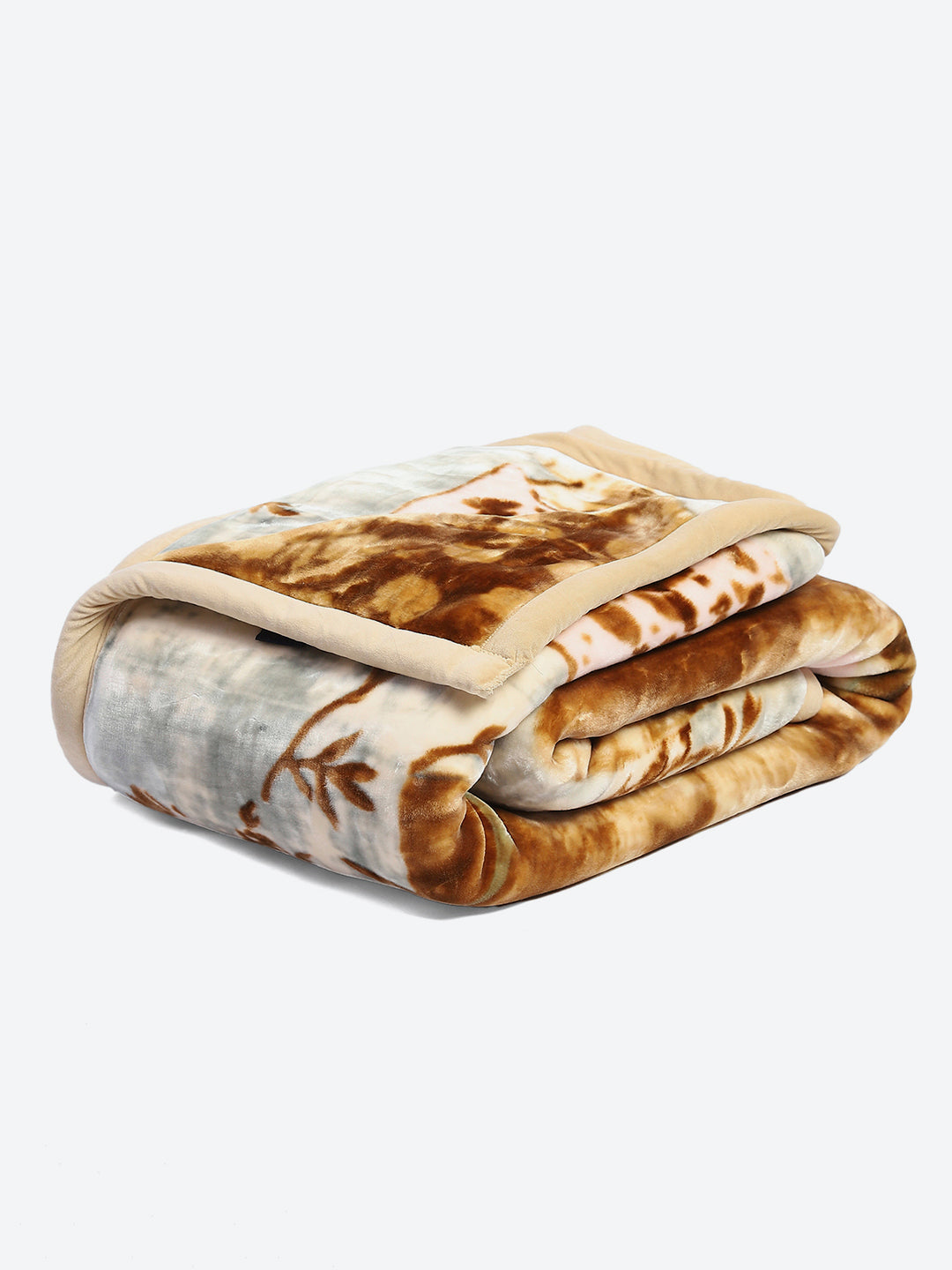 Printed Single Bed 1051 GSM Blanket Pearl 2 Ply (Weight 3.7 kg)