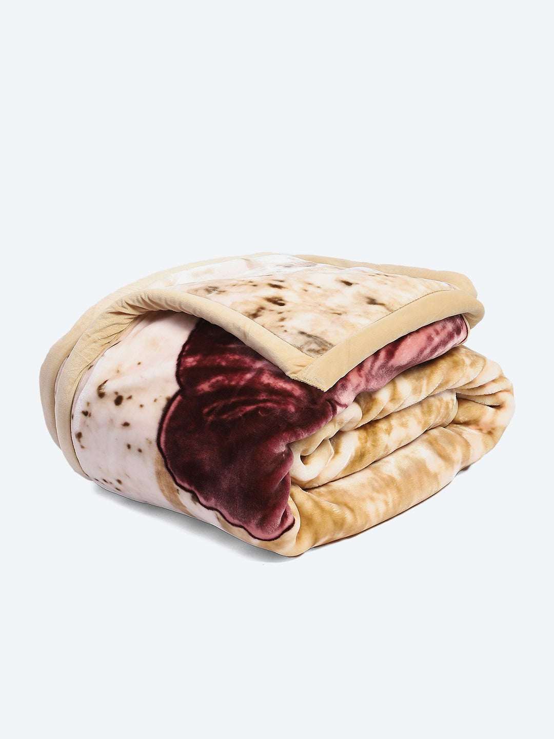 Printed Single Bed 1051 GSM Blanket Pearl 2 Ply (Weight 3.7 kg)