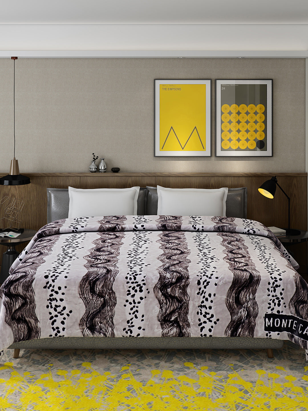 Printed Double Bed 757 GSM Blanket Pride 2 Ply (Weight 4 kg)