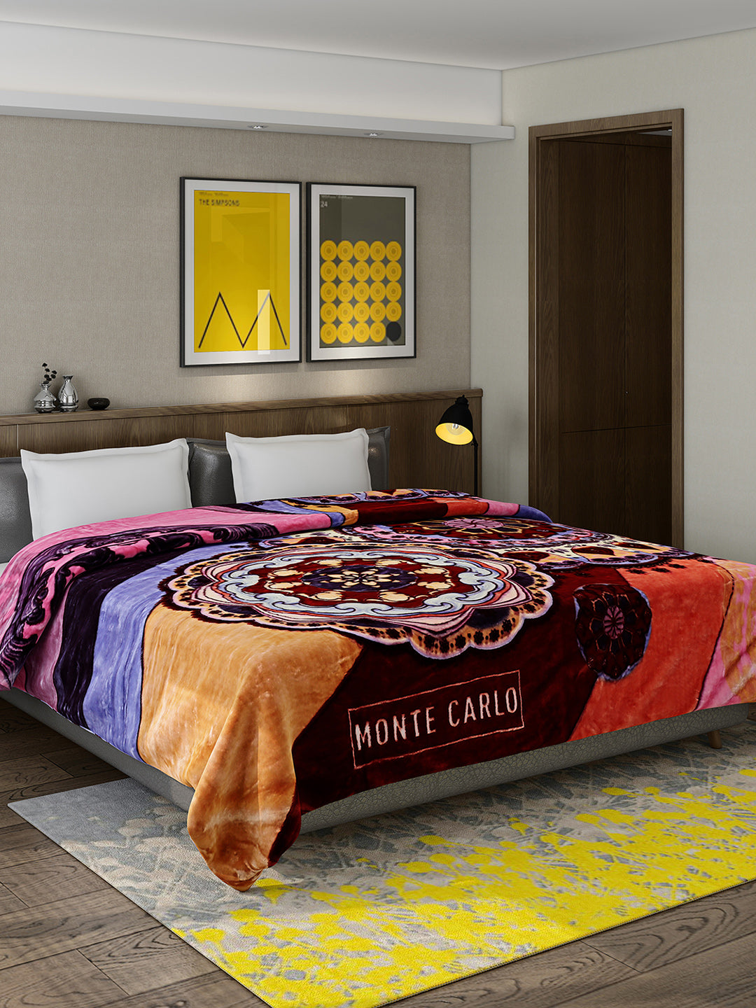 Printed Double Bed 757 GSM Blanket Pride 2 Ply (Weight 4 kg)