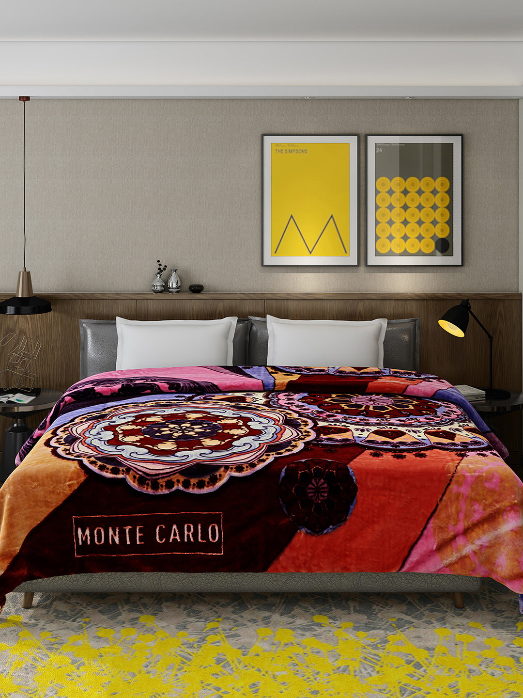 Printed Double Bed 757 GSM Blanket Pride 2 Ply (Weight 4 kg)