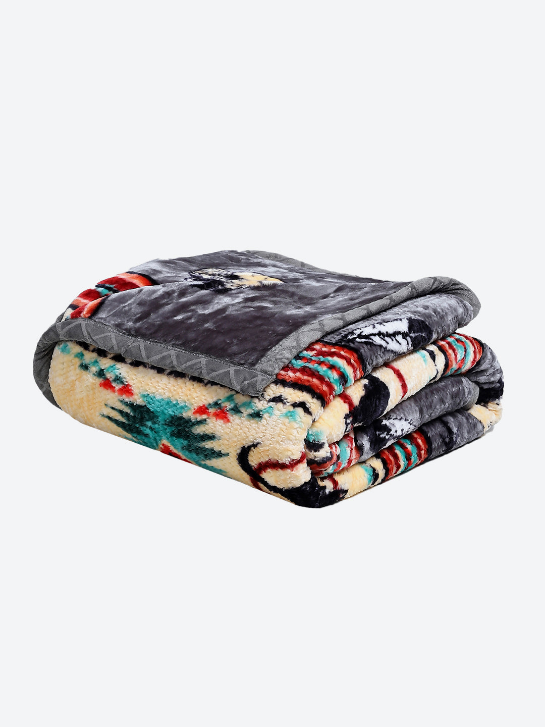 Printed Double Bed 757 GSM Blanket Pride 2 Ply (Weight 4 kg)